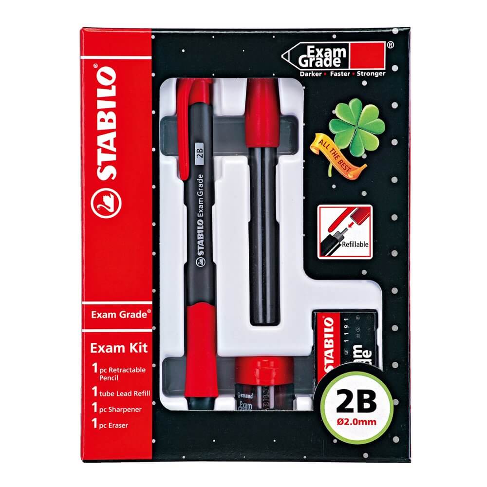 Set Stabilo Exam Grade, creion mecanic, ascutitoare, mine, radiera Set Stabilo Exam Grade, creion mecanic, ascutitoare, mine, radiera